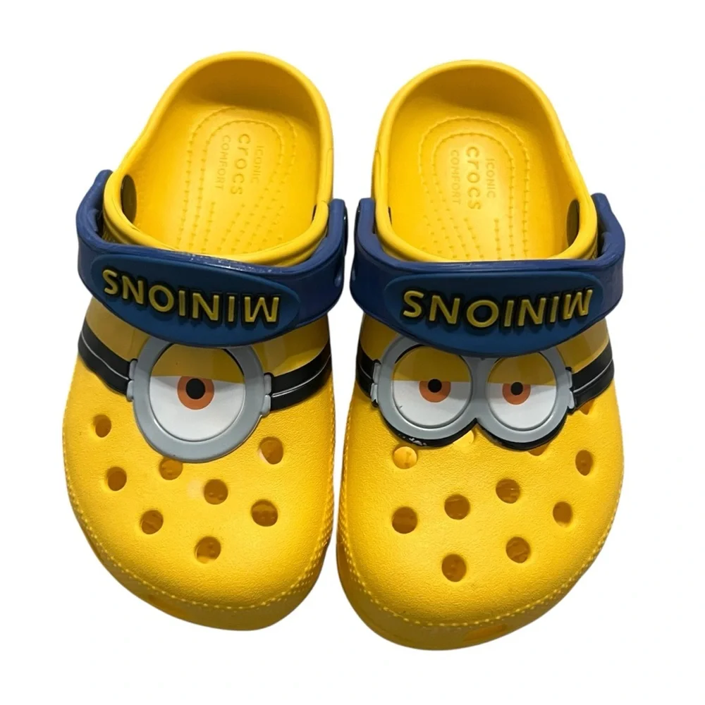 CROCS C12 Funlab “I Am Minions”Despicable Me Classic Clog Sandals Water Shoes
